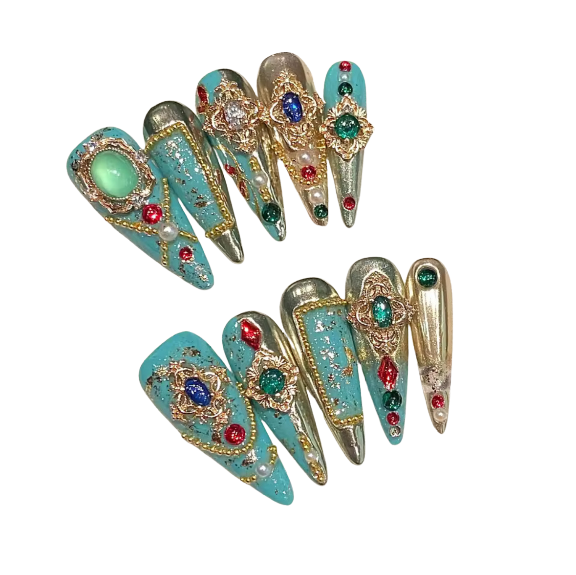 Maria Handmade Press-On Nails Multicolor