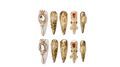 Taylor Handmade Press-On Nails Almond Multicolor